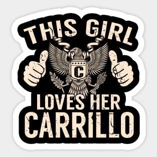 CARRILLO Sticker